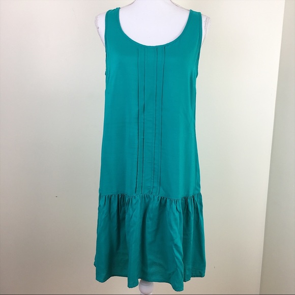 Xhilaration Dresses & Skirts - Xhilaration Green Drop Waist Sleeveless Dress
